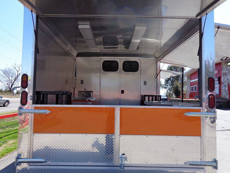 1396-concession-trailer-8.5-x30-event-bbq-smoker-catering-black-orange-restroom-62.jpg Concession Trailer 8.5'x30' Event BBQ Smoker Catering (Black & Orange) Restroom