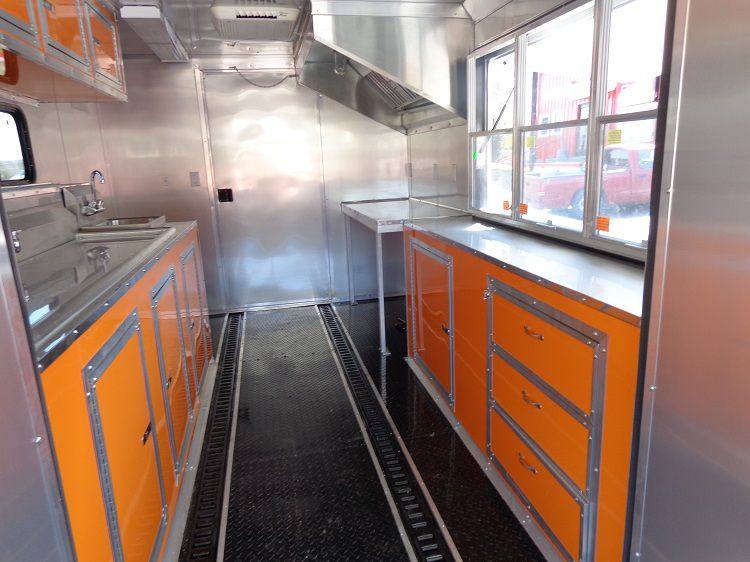1396-concession-trailer-8.5-x30-event-bbq-smoker-catering-black-orange-restroom-63.jpg Concession Trailer 8.5'x30' Event BBQ Smoker Catering (Black & Orange) Restroom