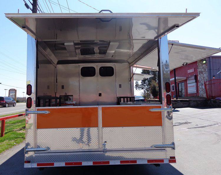 1396-concession-trailer-8.5-x30-event-bbq-smoker-catering-black-orange-restroom-65.jpg Concession Trailer 8.5'x30' Event BBQ Smoker Catering (Black & Orange) Restroom
