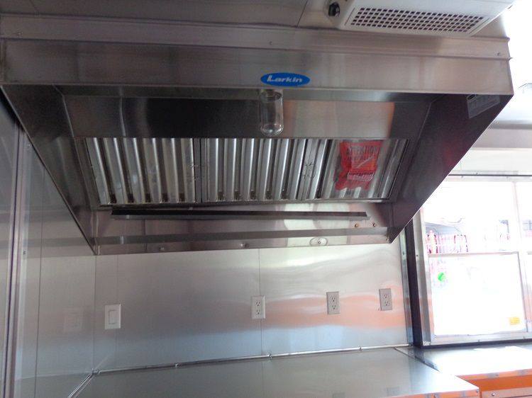 1396-concession-trailer-8.5-x30-event-bbq-smoker-catering-black-orange-restroom-7.jpg Concession Trailer 8.5'x30' Event BBQ Smoker Catering (Black & Orange) Restroom