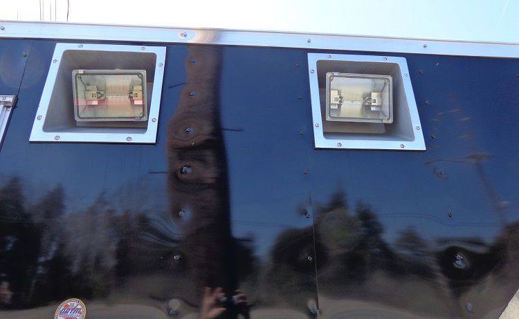 1396-concession-trailer-8.5-x30-event-bbq-smoker-catering-black-orange-restroom-72.jpg Concession Trailer 8.5'x30' Event BBQ Smoker Catering (Black & Orange) Restroom