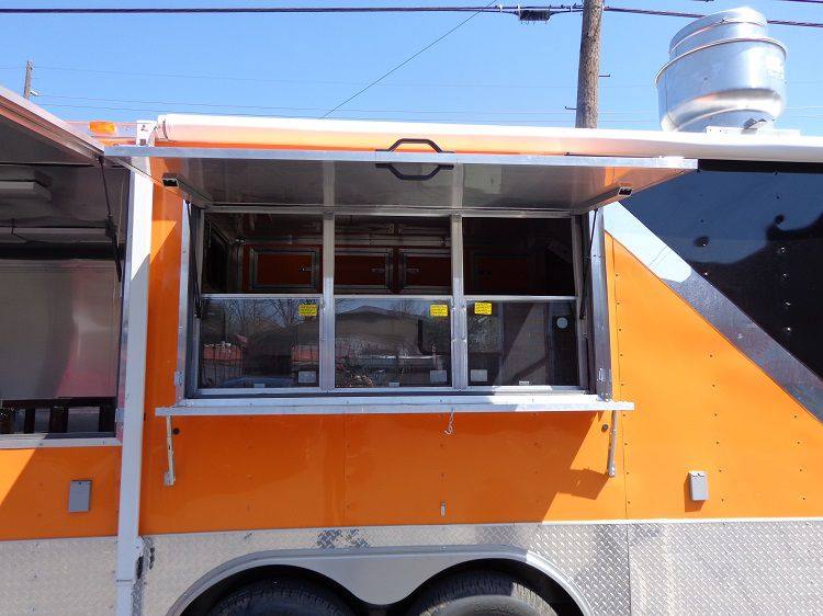 1396-concession-trailer-8.5-x30-event-bbq-smoker-catering-black-orange-restroom-74.jpg Concession Trailer 8.5'x30' Event BBQ Smoker Catering (Black & Orange) Restroom