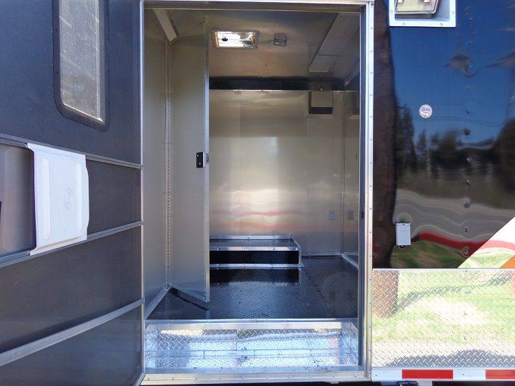 1396-concession-trailer-8.5-x30-event-bbq-smoker-catering-black-orange-restroom-84.jpg Concession Trailer 8.5'x30' Event BBQ Smoker Catering (Black & Orange) Restroom