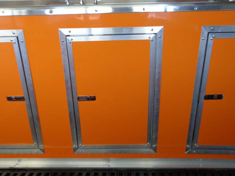 1397-concession-trailer-8.5-x30-event-bbq-smoker-catering-orange-black-restroom-2.jpg Concession Trailer 8.5'x30' Event BBQ Smoker Catering (Orange & Black) Restroom