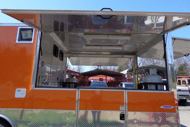 1397-concession-trailer-8.5-x30-event-bbq-smoker-catering-orange-black-restroom-20.jpg Concession Trailer 8.5'x30' Event BBQ Smoker Catering (Orange & Black) Restroom