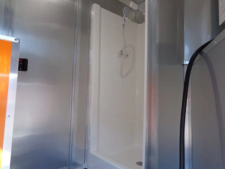 1397-concession-trailer-8.5-x30-event-bbq-smoker-catering-orange-black-restroom-21.webp Concession Trailer 8.5'x30' Event BBQ Smoker Catering (Orange & Black) Restroom