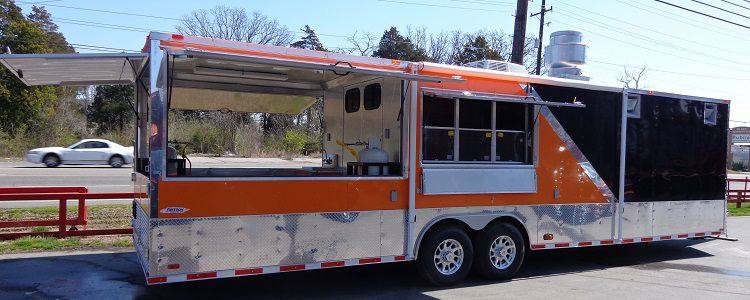 1397-concession-trailer-8.5-x30-event-bbq-smoker-catering-orange-black-restroom-24.jpg Concession Trailer 8.5'x30' Event BBQ Smoker Catering (Orange & Black) Restroom