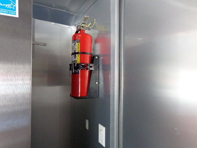 1397-concession-trailer-8.5-x30-event-bbq-smoker-catering-orange-black-restroom-3.jpg Concession Trailer 8.5'x30' Event BBQ Smoker Catering (Orange & Black) Restroom
