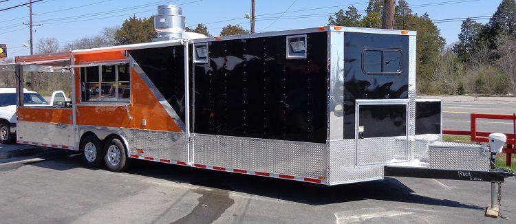 1397-concession-trailer-8.5-x30-event-bbq-smoker-catering-orange-black-restroom-38.jpg Concession Trailer 8.5'x30' Event BBQ Smoker Catering (Orange & Black) Restroom