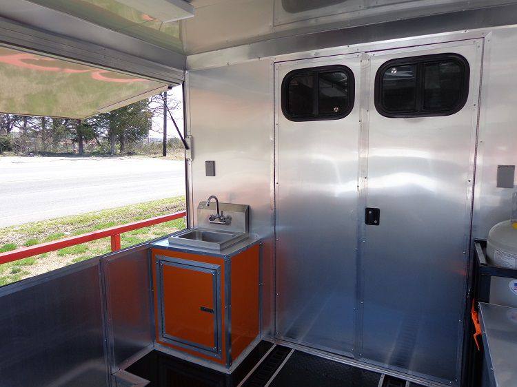 1397-concession-trailer-8.5-x30-event-bbq-smoker-catering-orange-black-restroom-45.jpg Concession Trailer 8.5'x30' Event BBQ Smoker Catering (Orange & Black) Restroom