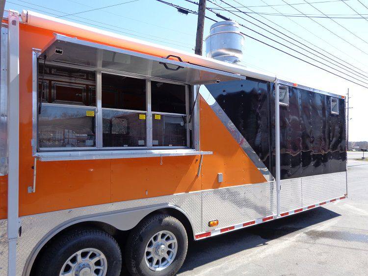 1397-concession-trailer-8.5-x30-event-bbq-smoker-catering-orange-black-restroom-50.jpg Concession Trailer 8.5'x30' Event BBQ Smoker Catering (Orange & Black) Restroom