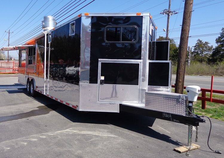1397-concession-trailer-8.5-x30-event-bbq-smoker-catering-orange-black-restroom-69.jpg Concession Trailer 8.5'x30' Event BBQ Smoker Catering (Orange & Black) Restroom