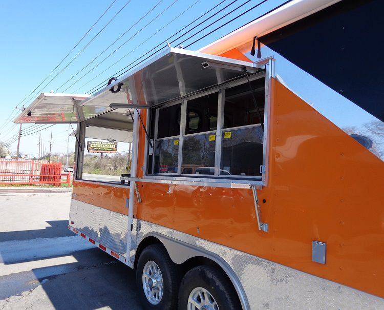 1397-concession-trailer-8.5-x30-event-bbq-smoker-catering-orange-black-restroom-75.jpg Concession Trailer 8.5'x30' Event BBQ Smoker Catering (Orange & Black) Restroom