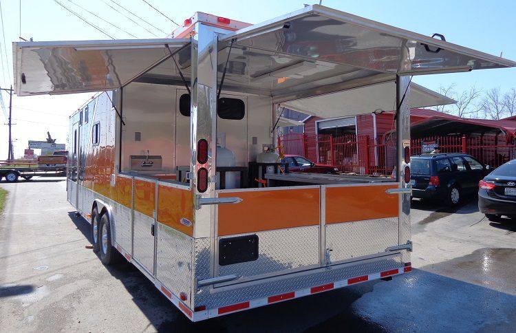 1397-concession-trailer-8.5-x30-event-bbq-smoker-catering-orange-black-restroom-83.jpg Concession Trailer 8.5'x30' Event BBQ Smoker Catering (Orange & Black) Restroom