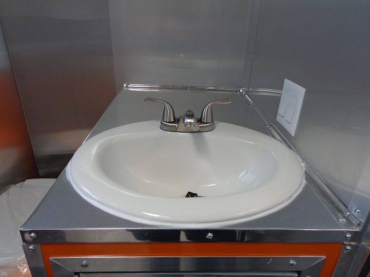 1397-concession-trailer-8.5-x30-event-bbq-smoker-catering-orange-black-restroom-93.jpg Concession Trailer 8.5'x30' Event BBQ Smoker Catering (Orange & Black) Restroom