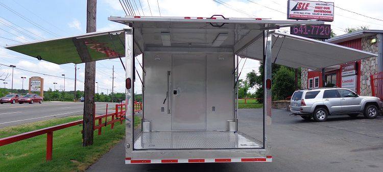 1398-concession-trailer-8.5-x30-food-event-catering-bbq-smoker-black-14.jpg Concession Trailer 8.5'x30' Food Event Catering BBQ Smoker (Black)