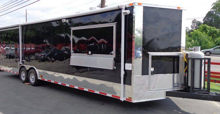 1398-concession-trailer-8.5-x30-food-event-catering-bbq-smoker-black-18.jpg Concession Trailer 8.5'x30' Food Event Catering BBQ Smoker (Black)