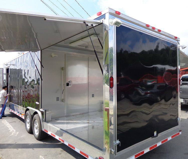 1398-concession-trailer-8.5-x30-food-event-catering-bbq-smoker-black-44.jpg Concession Trailer 8.5'x30' Food Event Catering BBQ Smoker (Black)