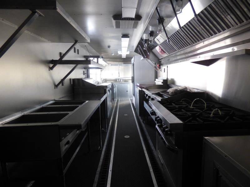 1399-concession-trailer-8.5-x30-red-food-event-catering-bbq-12.jpg Concession Trailer 8.5'x30' Red - Food Event Catering BBQ