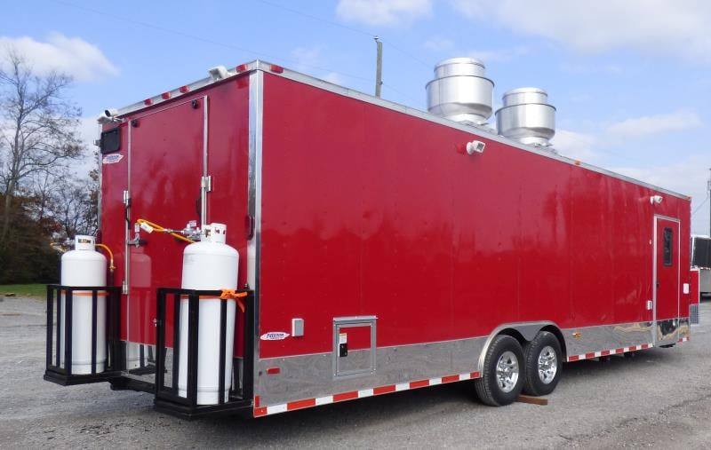 1399-concession-trailer-8.5-x30-red-food-event-catering-bbq-2.jpg Concession Trailer 8.5'x30' Red - Food Event Catering BBQ