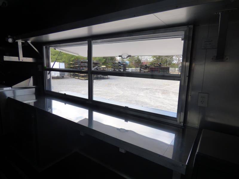 1399-concession-trailer-8.5-x30-red-food-event-catering-bbq-24.jpg Concession Trailer 8.5'x30' Red - Food Event Catering BBQ