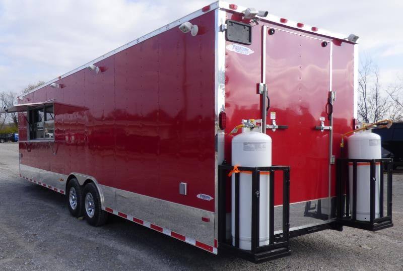 1399-concession-trailer-8.5-x30-red-food-event-catering-bbq-3.jpg Concession Trailer 8.5'x30' Red - Food Event Catering BBQ