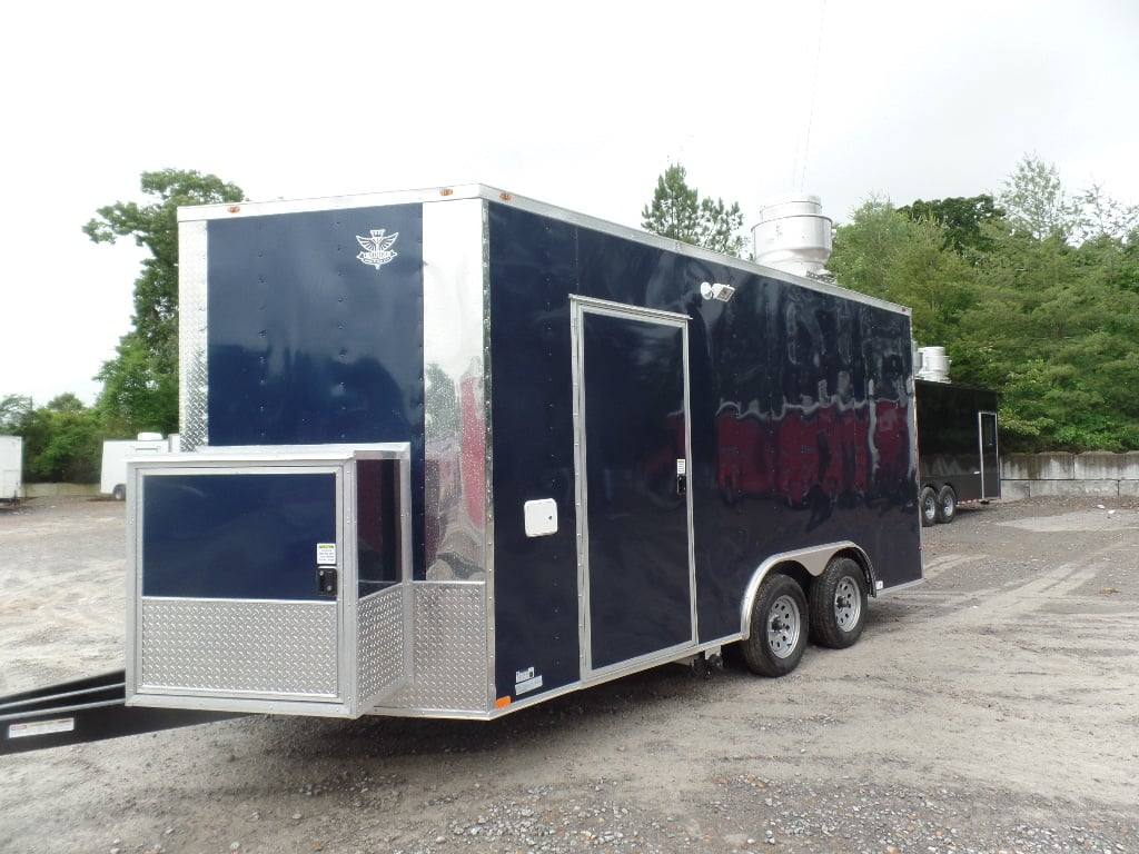 140-8.5-x-16-indigo-blue-concession-food-trailer-5.jpg 8.5' x 16' Indigo Blue Concession Food Trailer