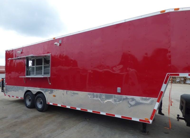 1400-concession-trailer-8.5-x30-red-food-event-catering-bbq-14.jpg Concession Trailer 8.5'x30' Red - Food Event Catering BBQ