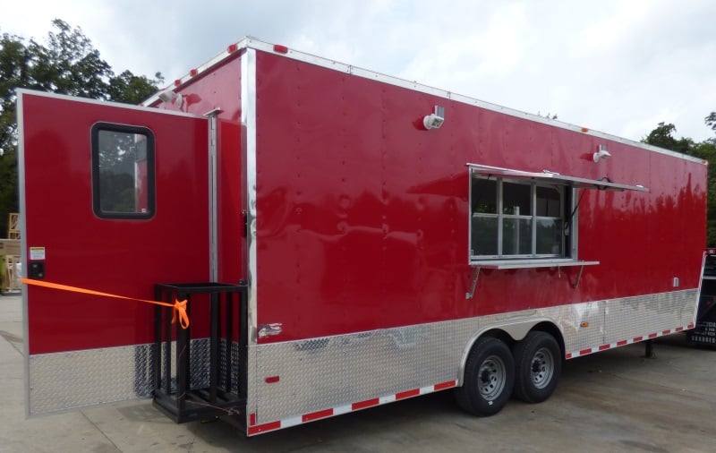 1400-concession-trailer-8.5-x30-red-food-event-catering-bbq-21.jpg Concession Trailer 8.5'x30' Red - Food Event Catering BBQ