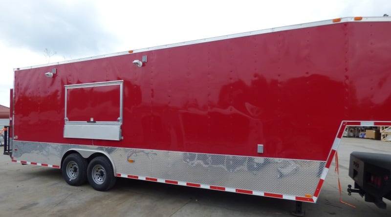 1400-concession-trailer-8.5-x30-red-food-event-catering-bbq-26.jpg Concession Trailer 8.5'x30' Red - Food Event Catering BBQ