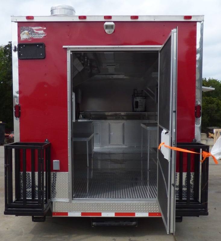1400-concession-trailer-8.5-x30-red-food-event-catering-bbq-7.jpg Concession Trailer 8.5'x30' Red - Food Event Catering BBQ