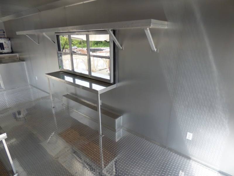 1400-concession-trailer-8.5-x30-red-food-event-catering-bbq-8.jpg Concession Trailer 8.5'x30' Red - Food Event Catering BBQ