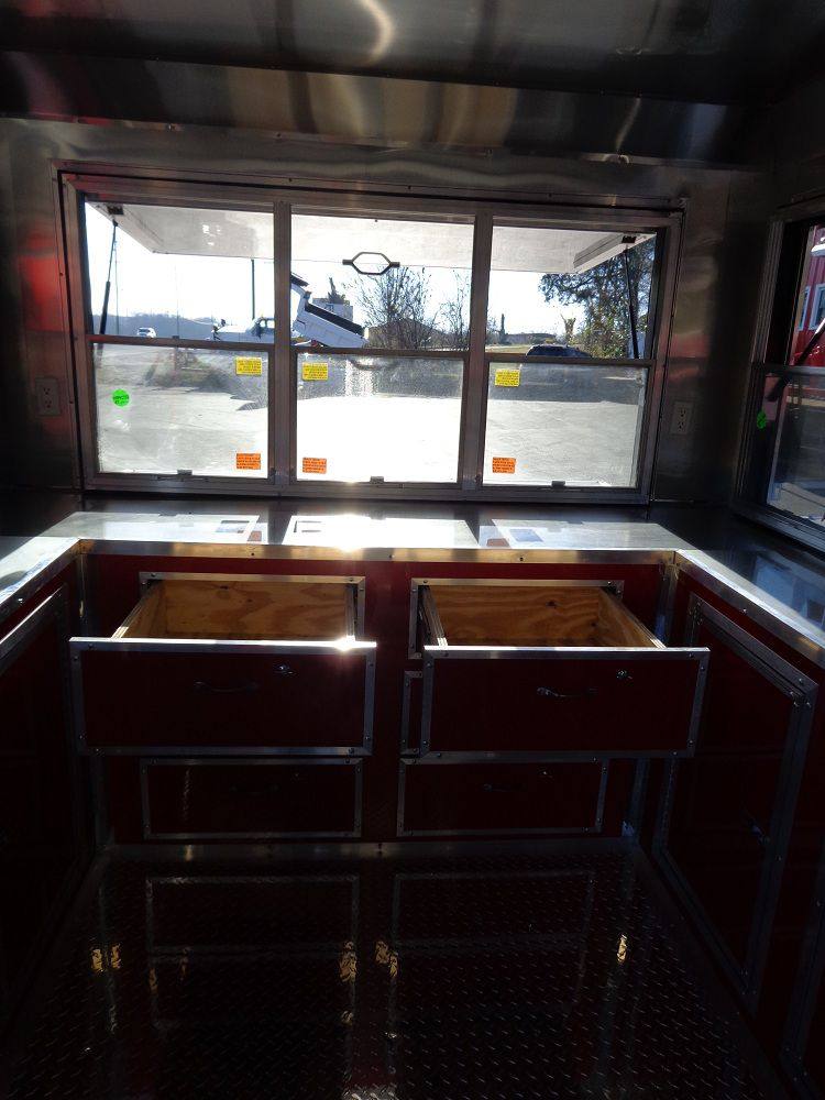 1401-concession-trailer-8.5-x30-red-smoker-bbq-event-catering-17.jpg Concession Trailer 8.5'x30' Red - Smoker BBQ Event Catering