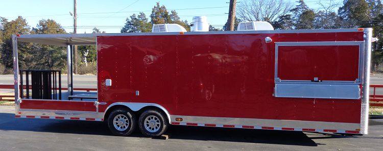 1401-concession-trailer-8.5-x30-red-smoker-bbq-event-catering-7.jpg Concession Trailer 8.5'x30' Red - Smoker BBQ Event Catering