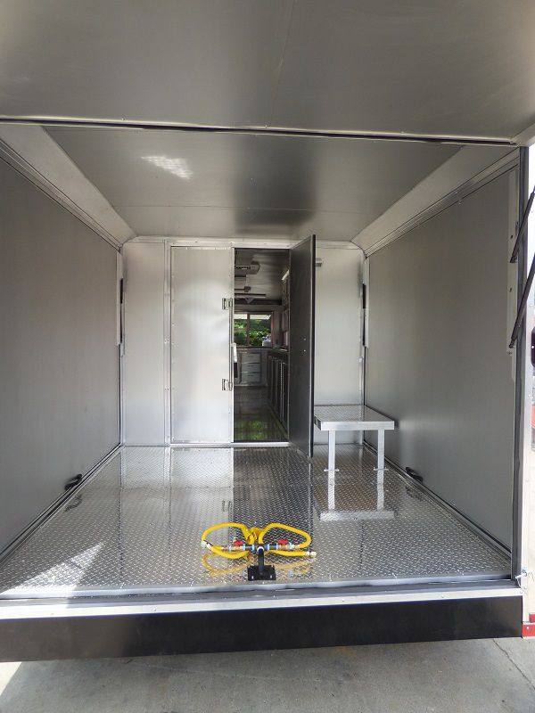 1402-concession-trailer-8.5-x30-red-smoker-bbq-food-catering-5.jpg Concession Trailer 8.5'x30' Red - Smoker BBQ Food Catering