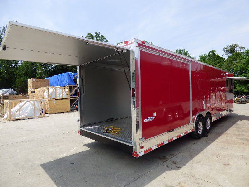 1402-concession-trailer-8.5-x30-red-smoker-bbq-food-catering-7.jpg Concession Trailer 8.5'x30' Red - Smoker BBQ Food Catering