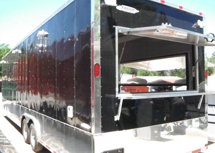 1403-concession-trailer-8.5-x30-vending-food-event-catering-black-5.jpg Concession Trailer 8.5'x30' Vending Food Event Catering (Black)