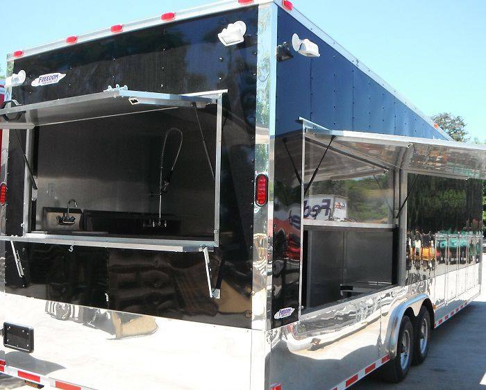 1403-concession-trailer-8.5-x30-vending-food-event-catering-black-6.jpg Concession Trailer 8.5'x30' Vending Food Event Catering (Black)