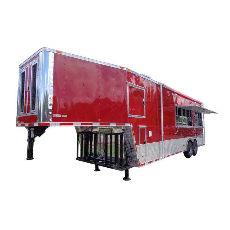 1404-concession-trailer-8.5-x33-red-custom-event-enclosed-food-gooseneck-1.jpg Concession Trailer 8.5'x33' Red - Custom Event Enclosed Food Gooseneck
