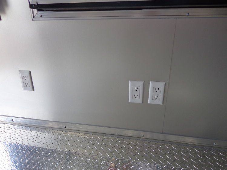 Concession Trailer 8.5'x33' Red - Custom  Event Enclosed Food Gooseneck