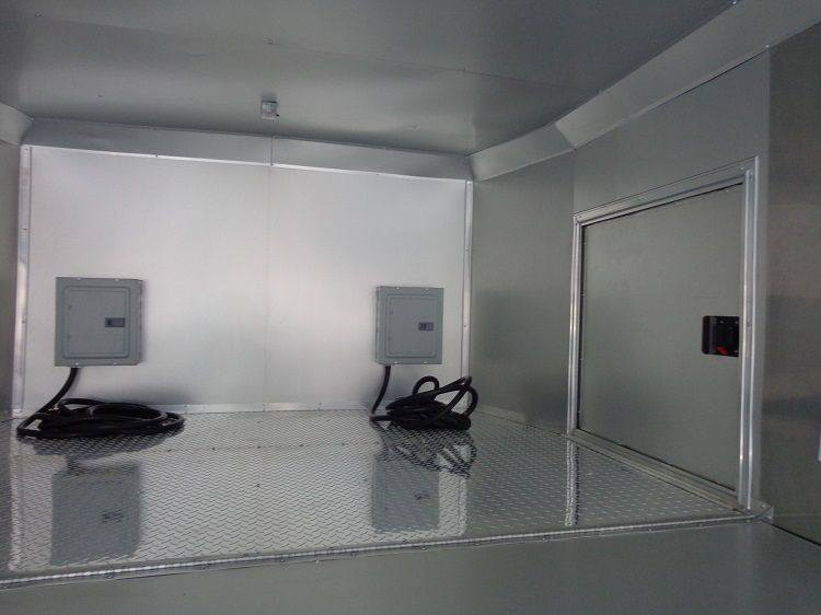 Concession Trailer 8.5'x33' Red - Custom  Event Enclosed Food Gooseneck