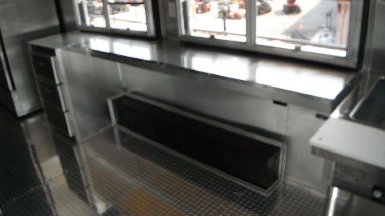 1405-concession-trailer-8.5-x34-bbq-smoker-catering-food-event-orange-restroom-17.jpg Concession Trailer 8.5'x34' BBQ Smoker Catering Food Event (Orange) Restroom