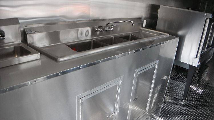 1405-concession-trailer-8.5-x34-bbq-smoker-catering-food-event-orange-restroom-18.jpg Concession Trailer 8.5'x34' BBQ Smoker Catering Food Event (Orange) Restroom