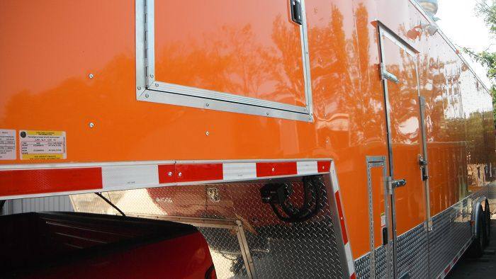 1407-concession-trailer-8.5-x34-food-bbq-vending-event-gooseneck-orange-restroom-15.jpg Concession Trailer 8.5'x34' Food BBQ Vending Event Gooseneck (Orange) Restroom