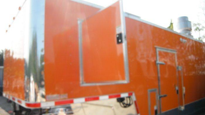 1407-concession-trailer-8.5-x34-food-bbq-vending-event-gooseneck-orange-restroom-16.jpg Concession Trailer 8.5'x34' Food BBQ Vending Event Gooseneck (Orange) Restroom