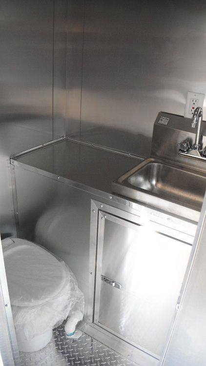 1407-concession-trailer-8.5-x34-food-bbq-vending-event-gooseneck-orange-restroom-26.jpg Concession Trailer 8.5'x34' Food BBQ Vending Event Gooseneck (Orange) Restroom
