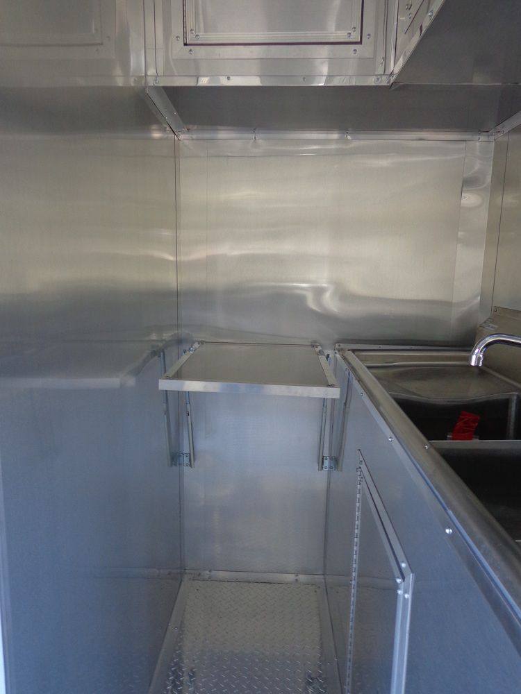 Concession Trailer 8.5'x34' Food Event Catering Gooseneck (Orange) Restroom