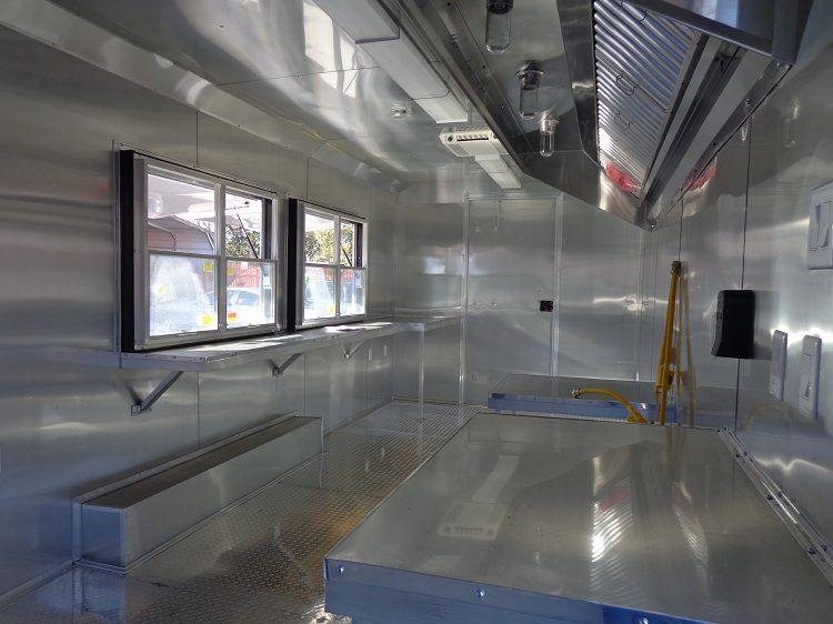 Concession Trailer 8.5'x34' Food Event Catering Gooseneck (Orange) Restroom