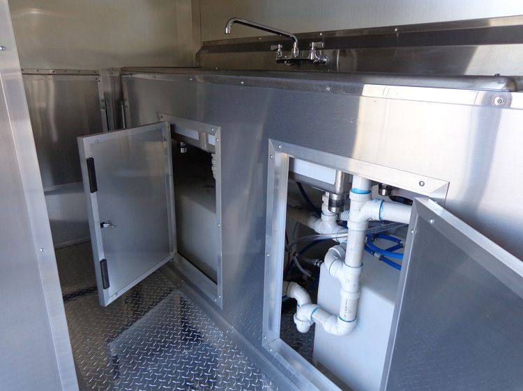 Concession Trailer 8.5'x34' Food Event Catering Gooseneck (Orange) Restroom
