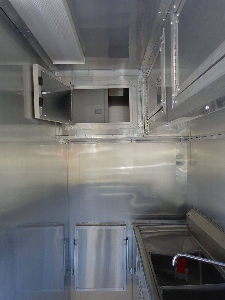Concession Trailer 8.5'x34' Food Event Catering Gooseneck (Orange) Restroom